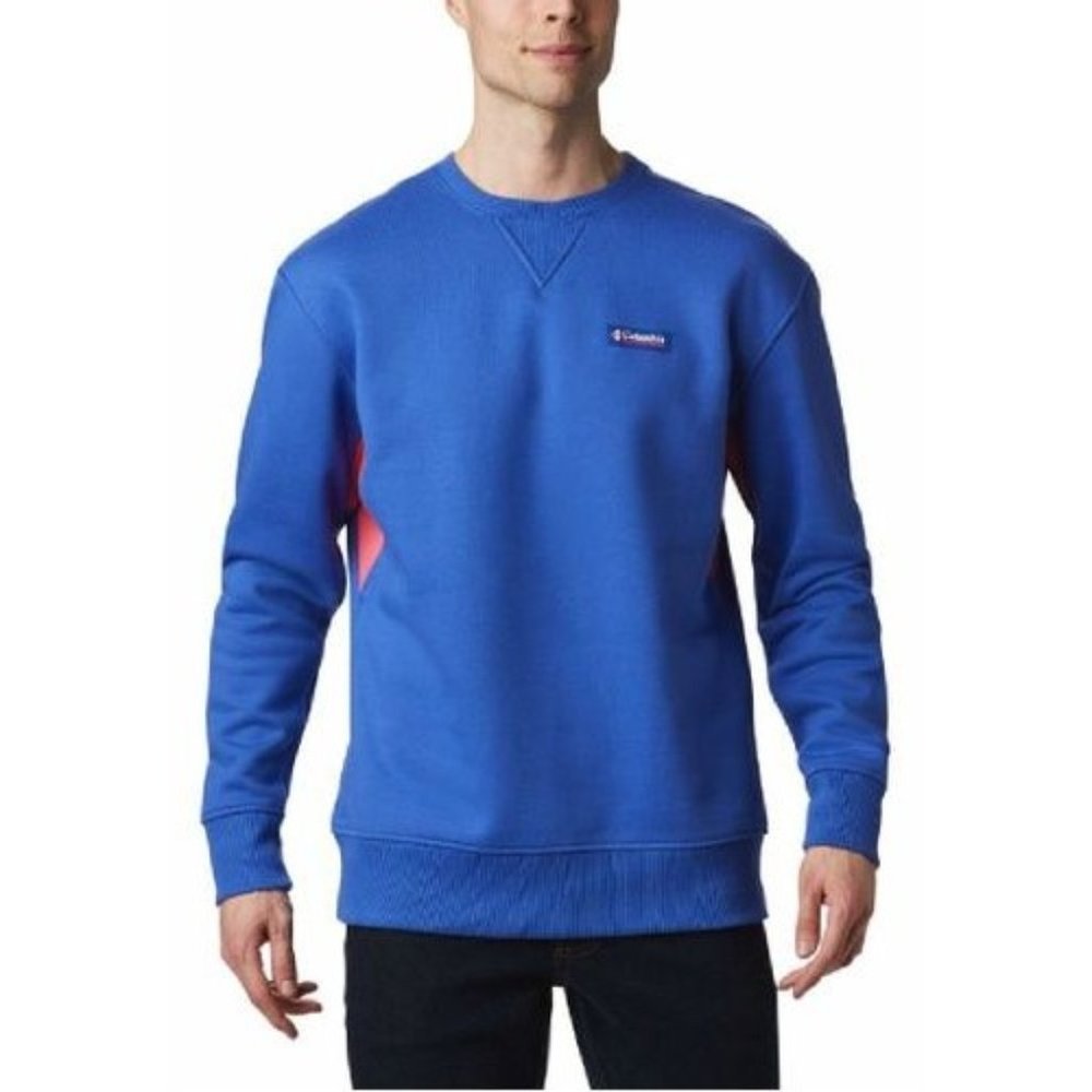 NWT Columbia Large Blue Bugasweat Crew Neck Sweatshirt
